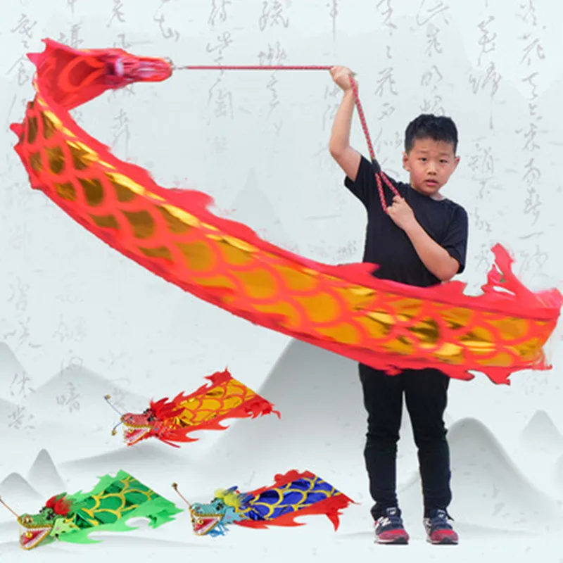 Top Trends: Chinese Style Dragon Dance Props For Children Carnival Festival Chinese New Year Square Performance Funny Practising Props Shoppable Styles