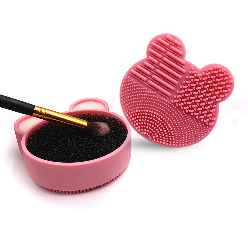 Top Trends: Multifunction Makeup Brush Cleaner Beauty Powder Remover Makeup Brush Dry And Wet Cleaning Silicone Sponge Tool Shoppable Styles