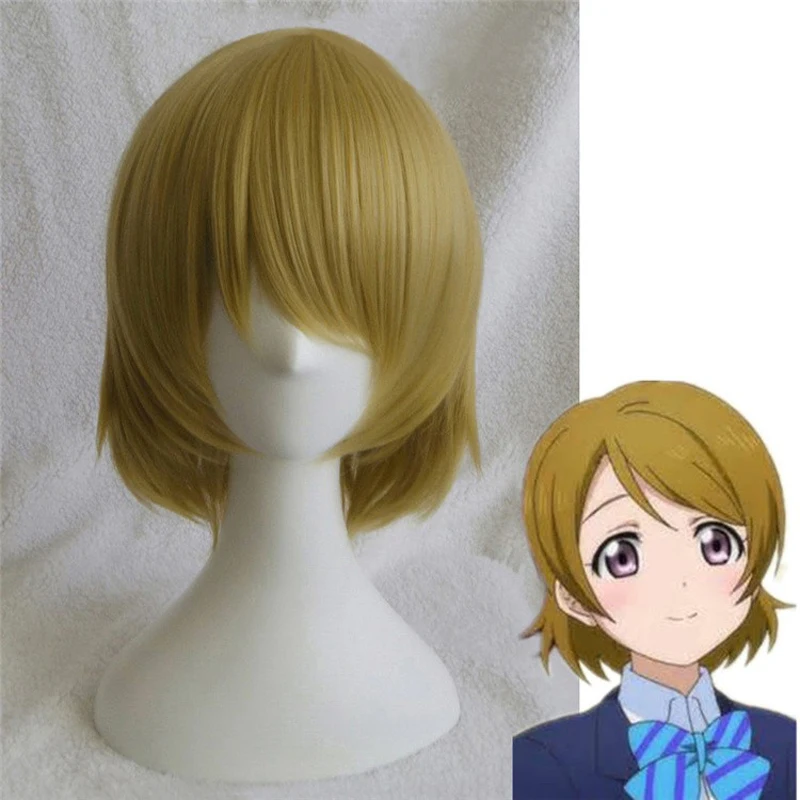 Top Trends: Love Live LoveLive Koizumi Hanayo Short Mixed Color Heat Resistant Cosplay Costume Wig + Track + Wig Cap Shoppable Styles