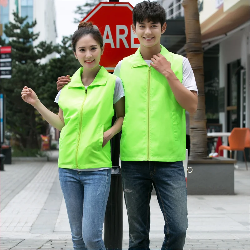 Top Trends: MYTEE 2021 Safety Vest Volunteer Vest Logo Customized Embroidery / Printing Company Group Sleeveless Vest Top Custom Wholesale Shoppable Styles - Image 5