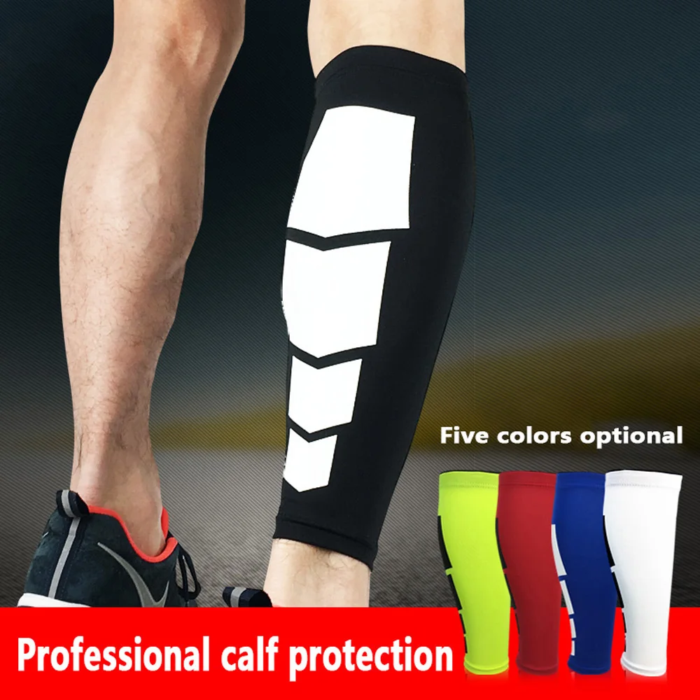 Top Trends: 1PC Compression Calf Sleeve Support Sports Leg Warmers Cycling Running Leggings Sock Basketball Leg Sleeve Football Shin Guard Shoppable Styles