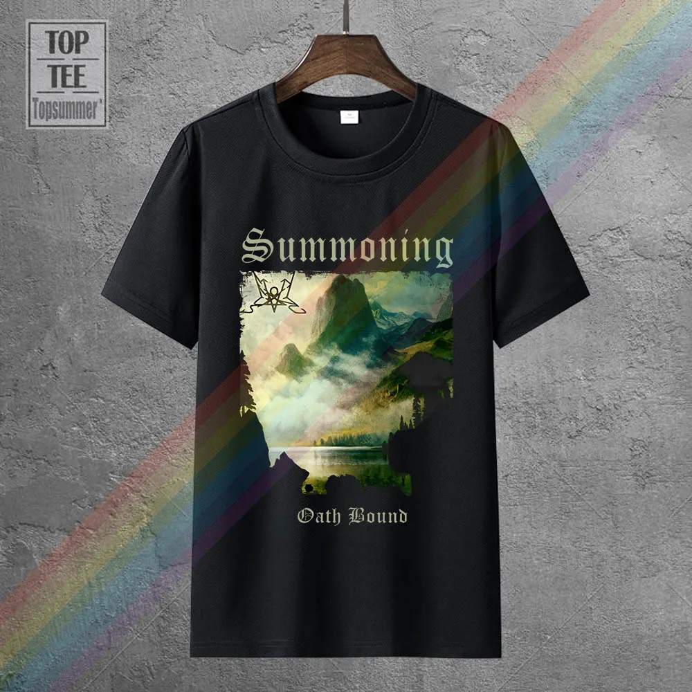 Top Trends: Summoning Oath Bound T Shirt S 5Xl Black Metal Black 100% Cotton Shoppable Styles