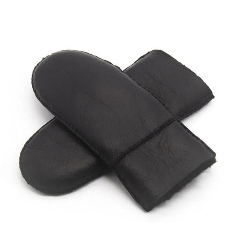 Top Trends: Super Warm Mittens 100% Genuine Leather Fur Winter Gloves Women&#039;s Gloves Mittens Warm Waterproof Antifreezing Ladies Mittens Shoppable Styles