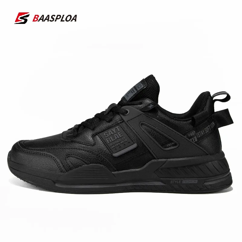 Top Trends: Baasploa Fashion Walking Shoes For Men 2022 Casual Men's Designer Leather Lightweight Sneakers Male Outdoor Sports Running Shoes Shoppable Styles