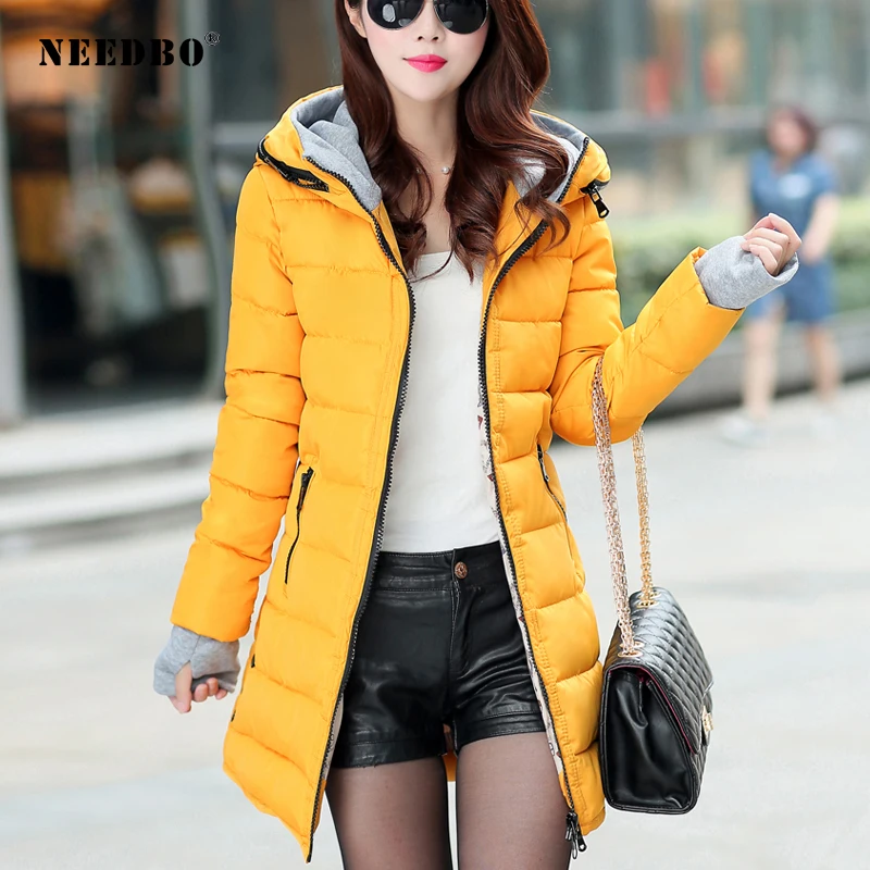 Top Trends: NEEDBO Long Winter Jacket Women Parka Pultra Light Coat Winter Hooded Oversize Winter Autumn Warm Puffer Jacket Coat Lady Jacket Shoppable Styles