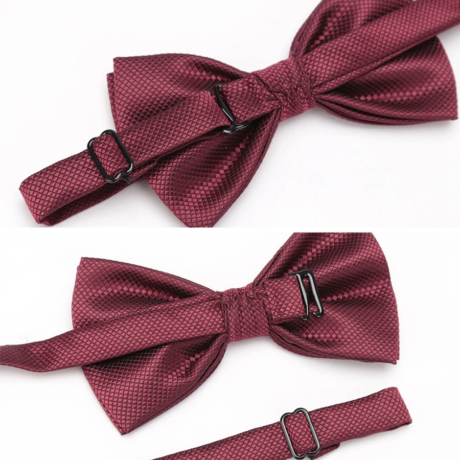 Top Trends: Men Bowtie Cravat Set Solid Fashion Butterfly Party Wedding Bow Ties Girls Formal Dress Tie Mens Bowknot Wholesale Accessories Shoppable Styles - Image 4