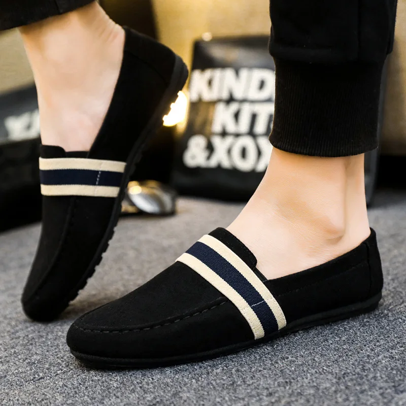 Top Trends: Men Shoes Black Blue Loafers Slip On Male Footwear Adulto Driving Moccasin Soft Comfortable Casual Shoes Men Sneakers Flats Shoppable Styles - Image 4