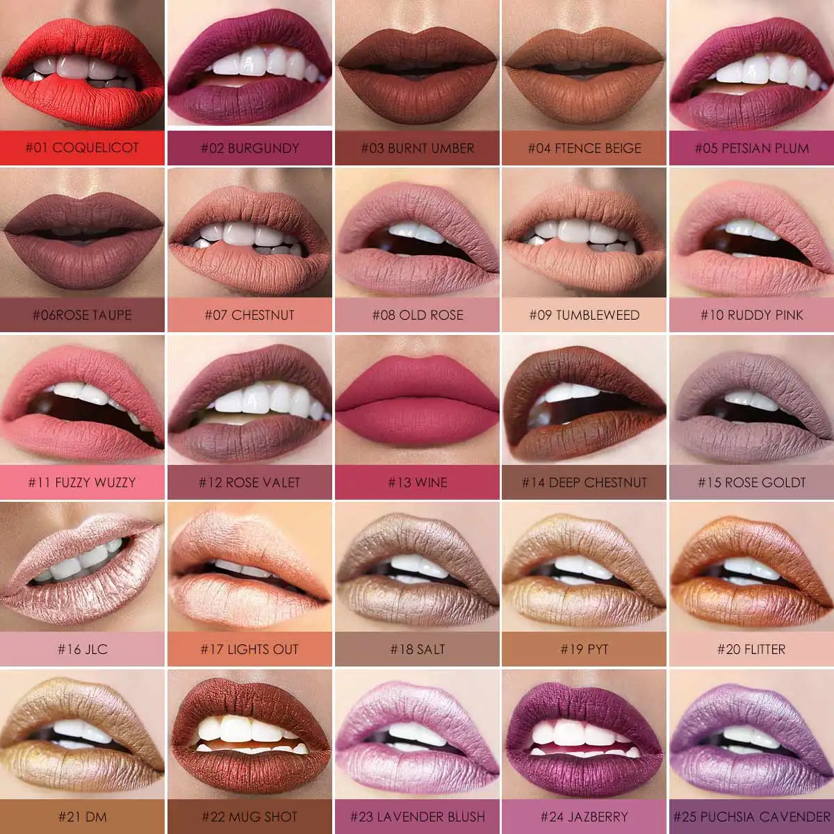 Top Trends: FOCALLURE Matte Velvet Lip Gloss Long Lasting Waterproof Nude Non-Stick Cup Liquid Lipstick Women Lips Makeup Cosmetics Shoppable Styles - Image 2