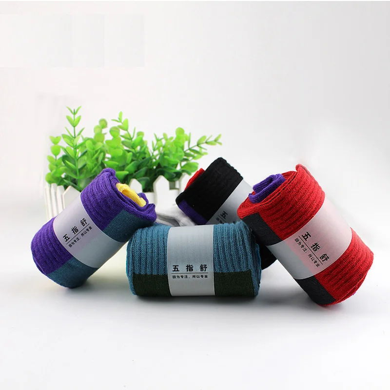 Top Trends: Sport 5 Finger Socks Man Compression Colorful Fitness Marathon Sweat-Absorbing Bike Badminton Tennis Toe Short Travel Socks Shoppable Styles - Image 5