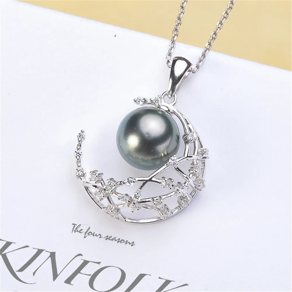 Top Trends: Classic Pearl Pendant Accessory Mountings, 925 Silver Pendant Settings Jewelry Findings Parts Fittings Connection Accessories Shoppable Styles