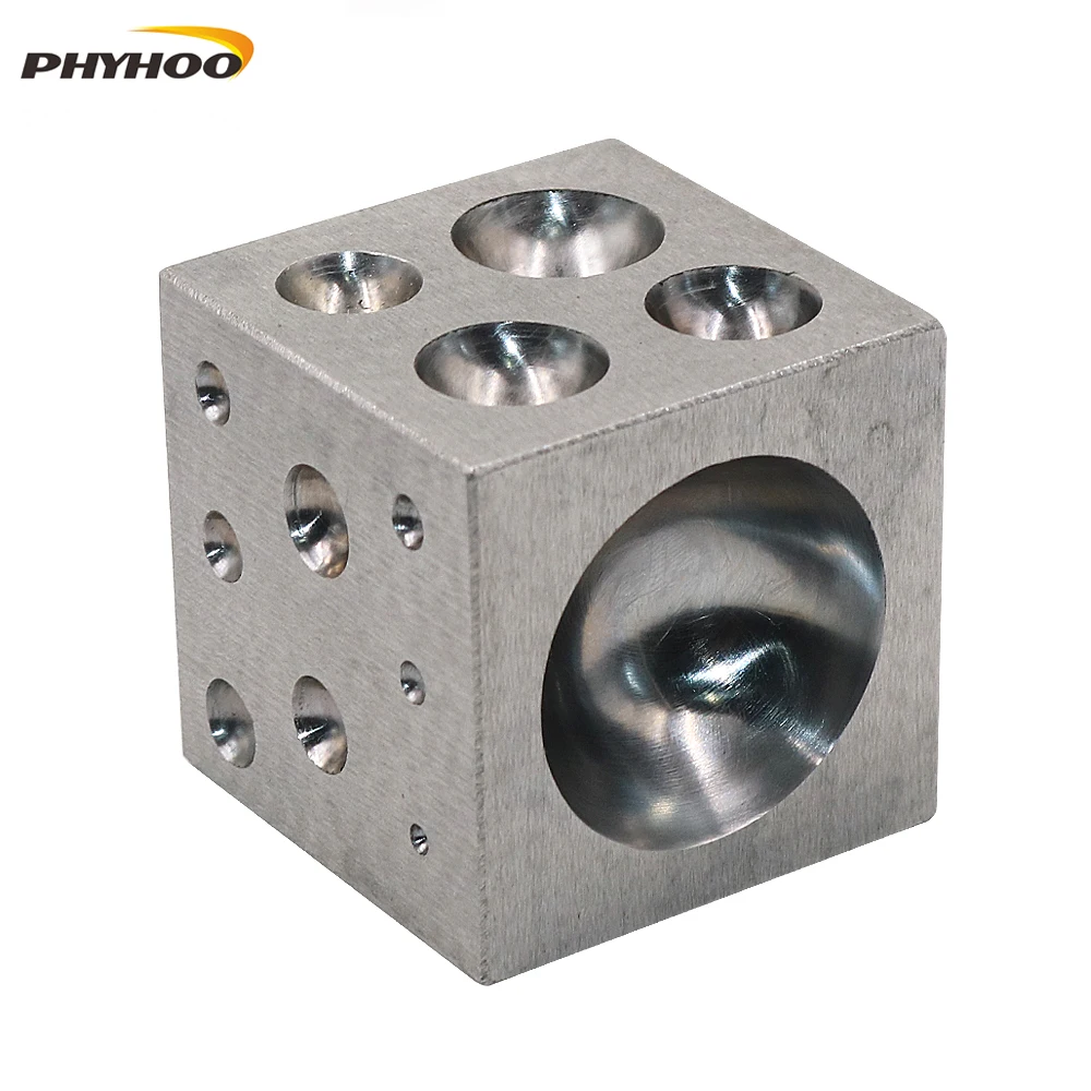 Top Trends: Dapping Block Square With Polished High Carbon Steel Cavities Bell Making Punching Tools, Jewelry Making Tools Shoppable Styles