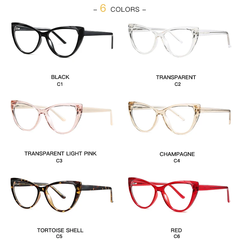 Top Trends: Gmei Optical Transparent Clear Glasses Frame Cat Eye Eyeglasses Frames For Women Fashion Prescription Spectacles 2003 Shoppable Styles - Image 3