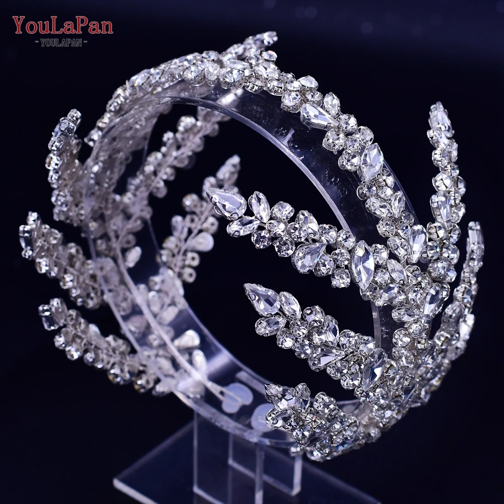 Top Trends: YouLaPan HP425 Crystal Bridal Headband Princess Tiara Wedding Hair Accessories Bride Headpiece Hair Ornaments Woman Headdress Shoppable Styles