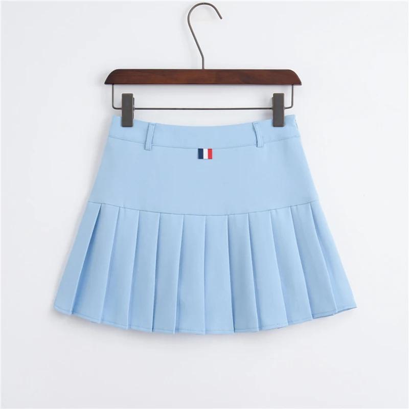 Top Trends: 6 Color New Summer Golf Skirts Preppy Style Stripe Women Skirt High Waist Pleated Skirt Female Mini Tennis Skirt Mujer Shoppable Styles