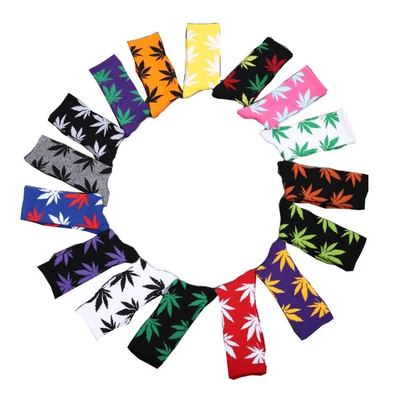 Top Trends: Maple Leaf Socks Men's And Women's Cotton Socks South Korea Harajuku Style Skateboard Socks Ford Shoppable Styles - Image 6