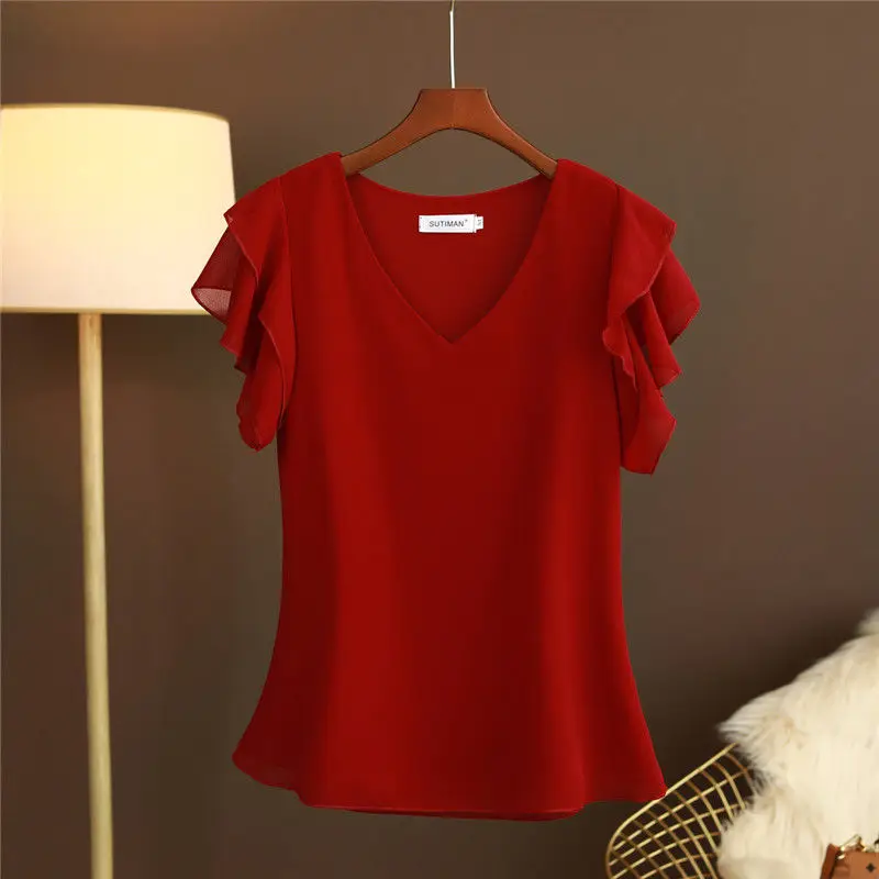 Top Trends: Fashion Blouses Women Tops And Blouse White / Pink Summer Short Sleeve Loose Blouse Oversized Women Blouse Woman Ladies Shirts Shoppable Styles