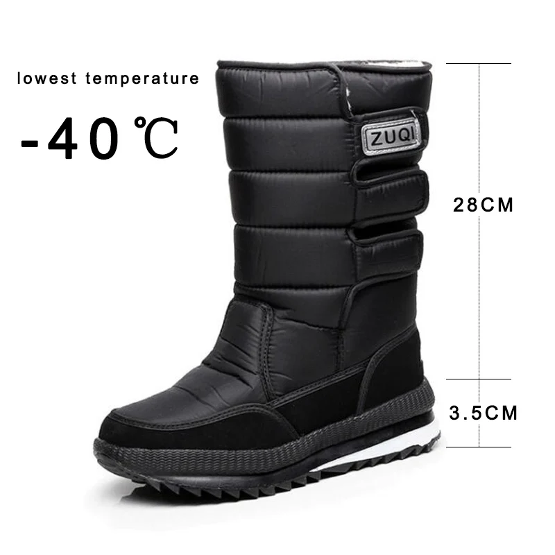 Top Trends: Hot Men Boots Winter Keep Warm Quality Mid-Calf Snow Boots Ladies Lace-up Comfortable Waterproof Booties Chaussures Camouflage Shoppable Styles - Image 2