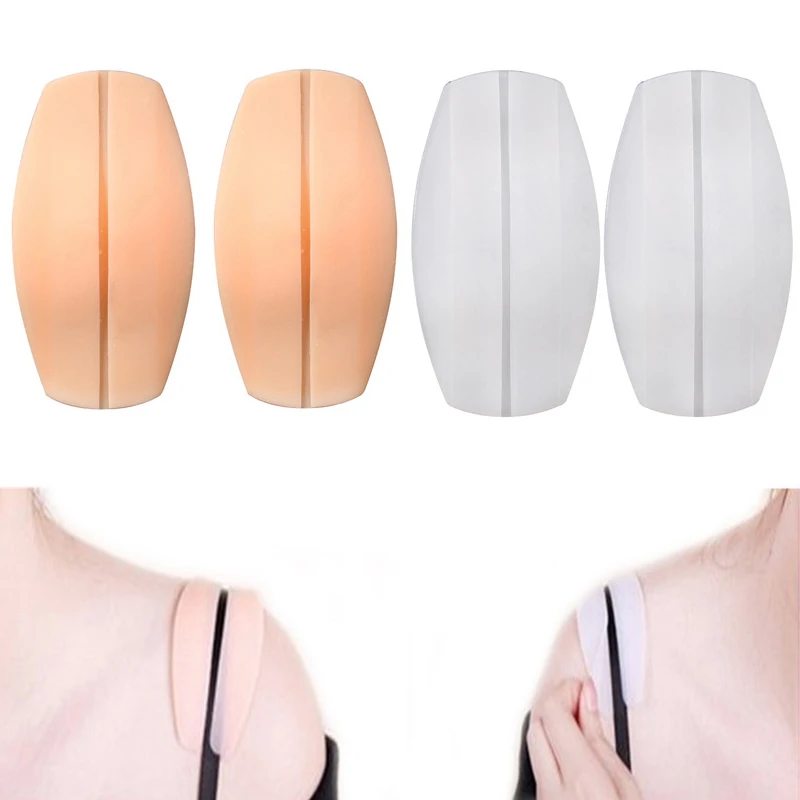 Top Trends: 1 / 2 Pairs Underwear Shoulder Pads Silicone Bra Strap Anti-Slip Shoulder Pad Soft Shoulder Strap Holder Cushions DIY Accessories Shoppable Styles