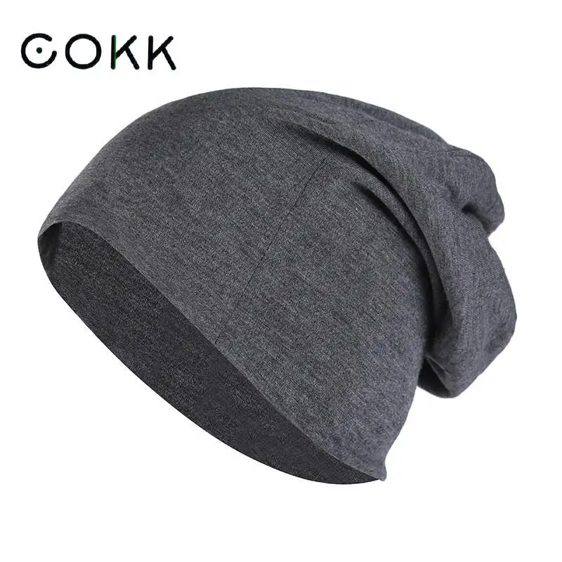 Top Trends: COKK Beanies For Men Women Unisex Summer Autumn Hats For Women Thin Beanie Hip Hop Cap Knitted Hat Female Male Bone Soft Black Shoppable Styles