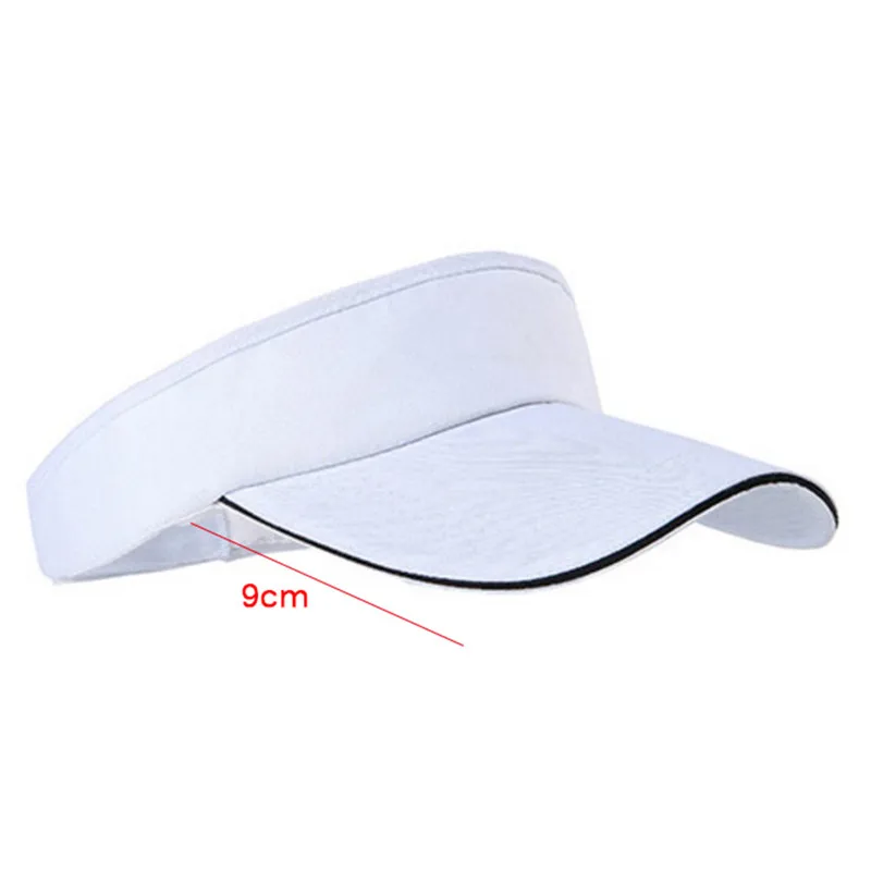 Top Trends: Unisex Empty Top Visor Cap Women Sunscreen Hats Man Cotton Snapback Cap Adjustable For Running Tennis Golf Shoppable Styles - Image 6