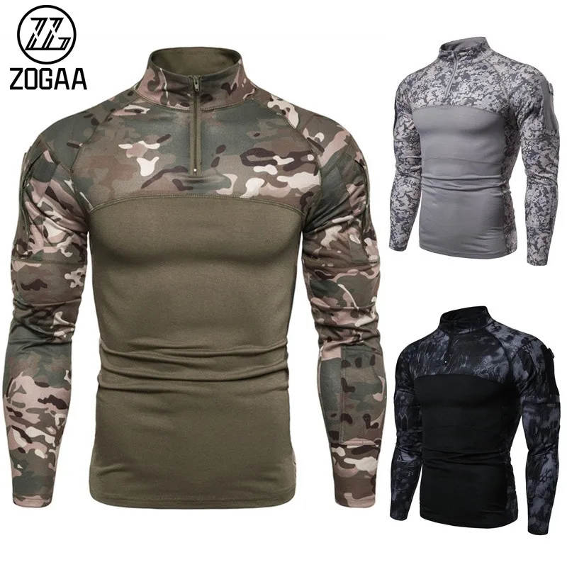 Top Trends: ZOGAA Fashion Men&#039;s Tactical Camouflage Athletic Shirts Shoppable Styles