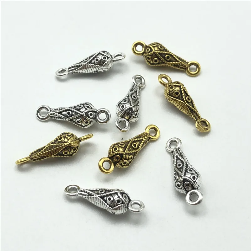 Top Trends: 15pcs Metal Alloy Connectors For Jewelry Making DIY Handmade Bracelet Necklace Rosary Pendant Metal Tassel Accessories Shoppable Styles