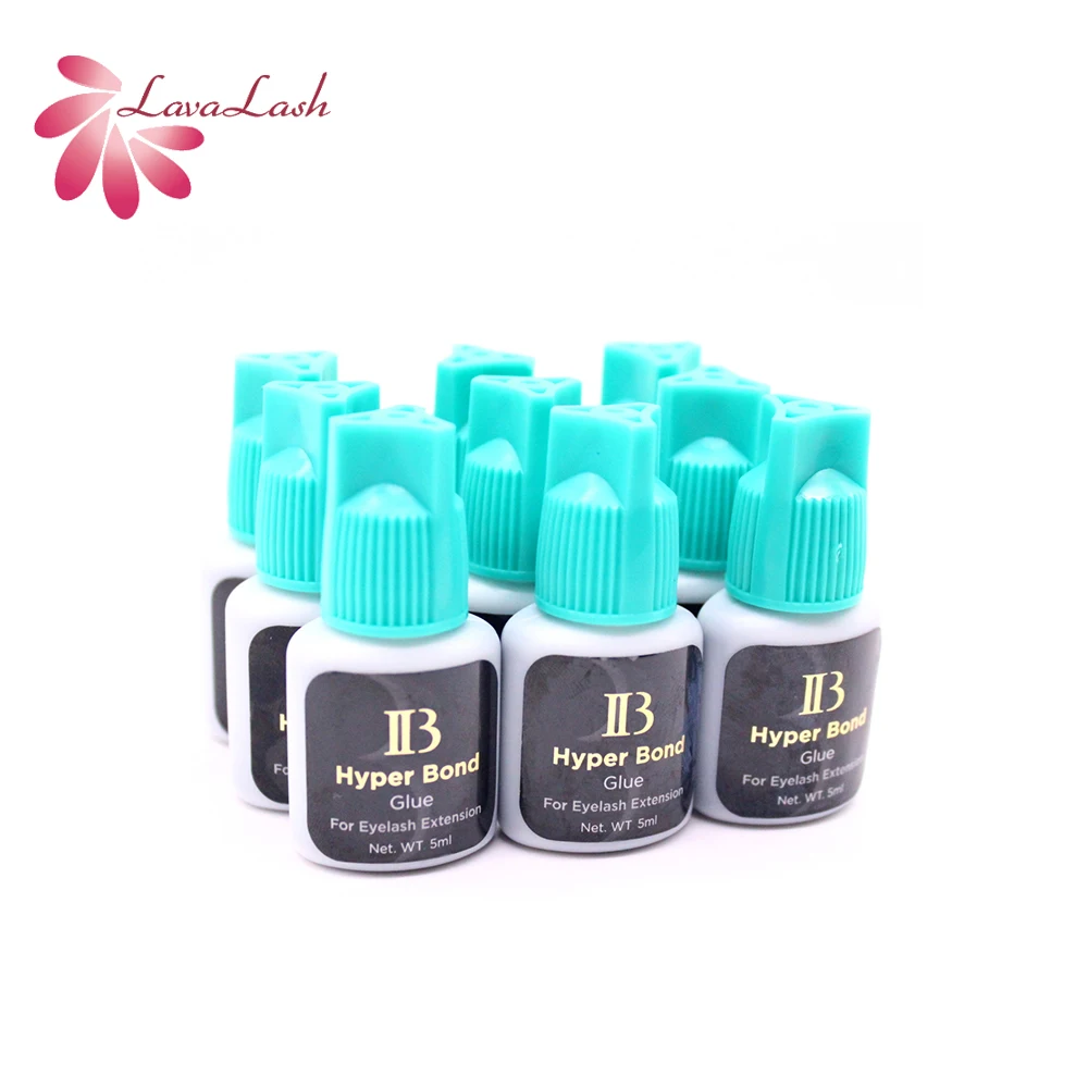 Top Trends: Wholesale 5ml Korea Original IB Hyper Bond Glue For Eyelash Extension Black Lashes Glue 0.5-1s Quick Drying Cyan Cap Glue Shoppable Styles