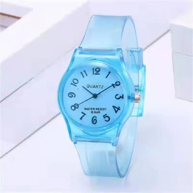 Top Trends: Fashion Casual Environmental Friendly Silicone Children's Quartz Fashion Watches Boys And Girls Retro Classic Clock Shoppable Styles