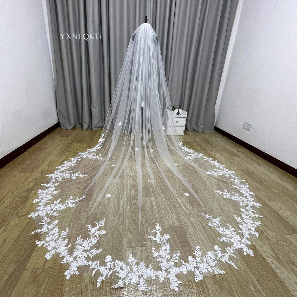 Top Trends: 3m Cathedral Wedding Bridal Veil Soft Lace Ivory White Veil With Comb Wedding Accessories Veu Velo Noiva Shoppable Styles