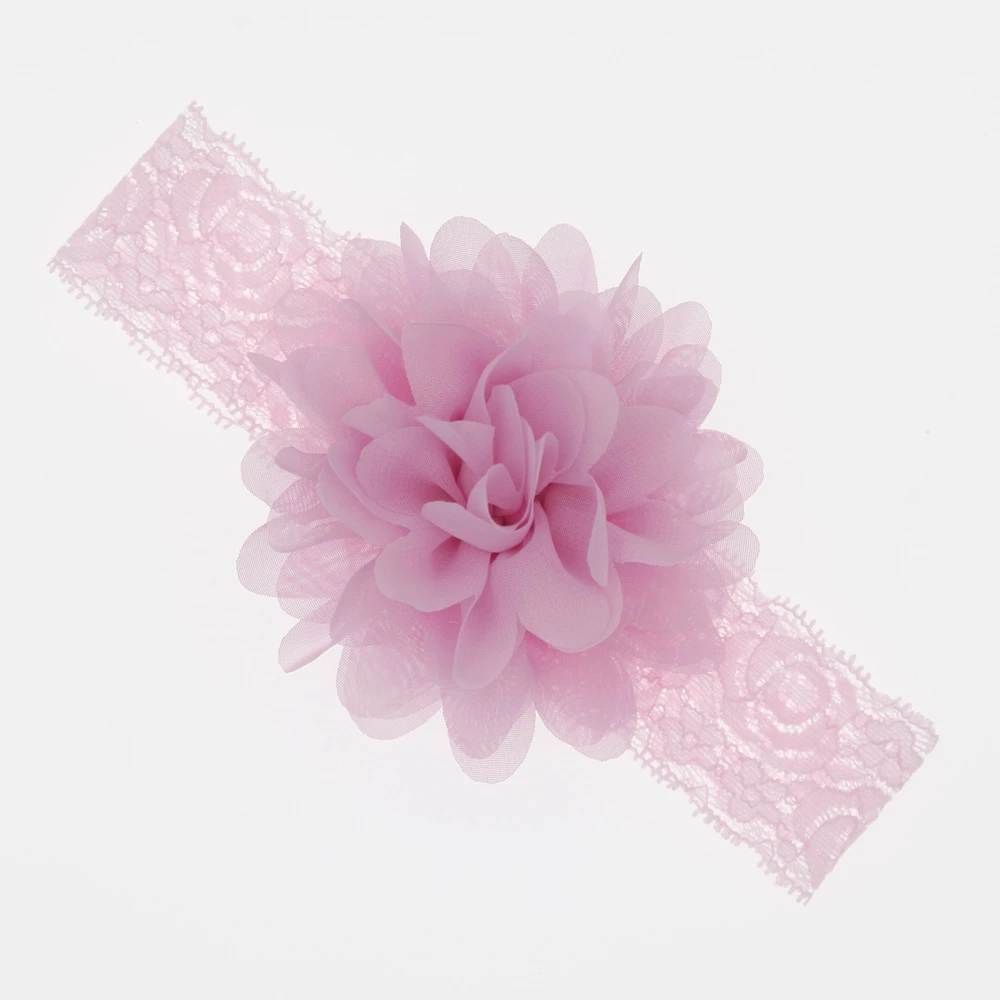 Top Trends: Baby Headband Chiffon Flower Baby Elastic Lace Hair Band Newborn Infant Headbands For Girls Headwear Baby Girls Hair Accessorie Shoppable Styles