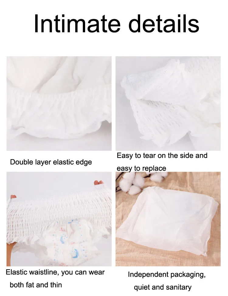 Top Trends: 30-100KG 5Pcs Disposable Postpartum Pants Light Thin Breathable Maternity Underwear Recommended For Caesarean Mothers, Girls, Shoppable Styles - Image 4