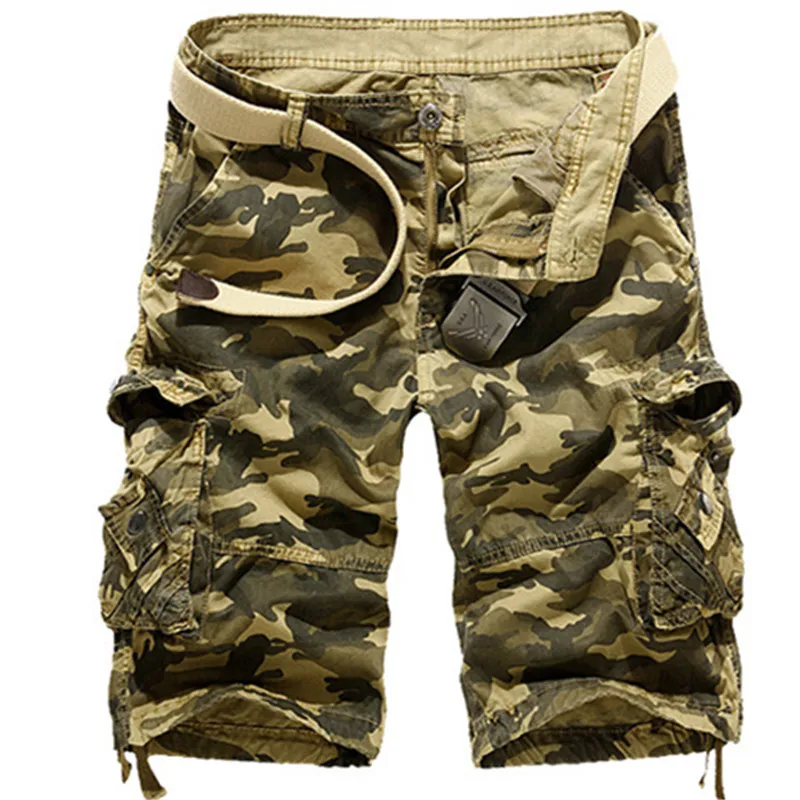 Top Trends: Casual Shorts Mens Camouflage Mens Cargo Shorts Outwear Summer Hot Sale Quality Cotton Brand Clothing Male Sweatpants Military Shoppable Styles