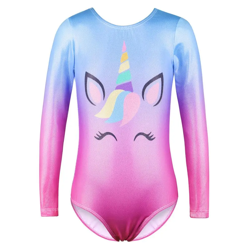 Top Trends: BAOHULU Original Long Sleeve Ballet Leotard Toddler Girls Cartoon Pattern Gymnastics Leotard Fitness Ballet Dance Costumes Shoppable Styles