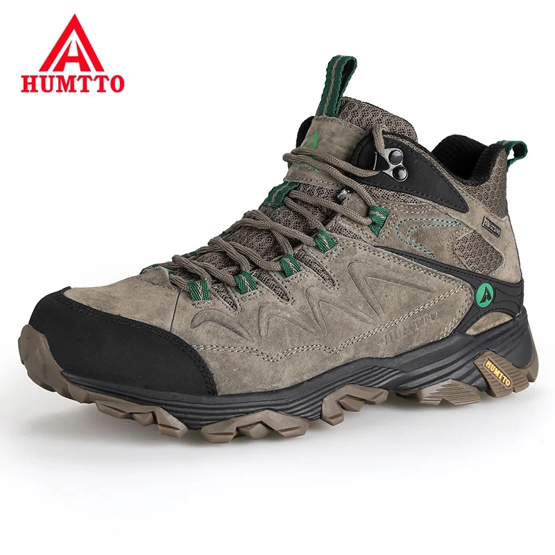 Top Trends: HUMTTO Waterproof Sneakers For Men Hiking Shoes Leather Trekking Boots Women Camping Hunting Mens Mountain Tactical Ankle Boots Shoppable Styles