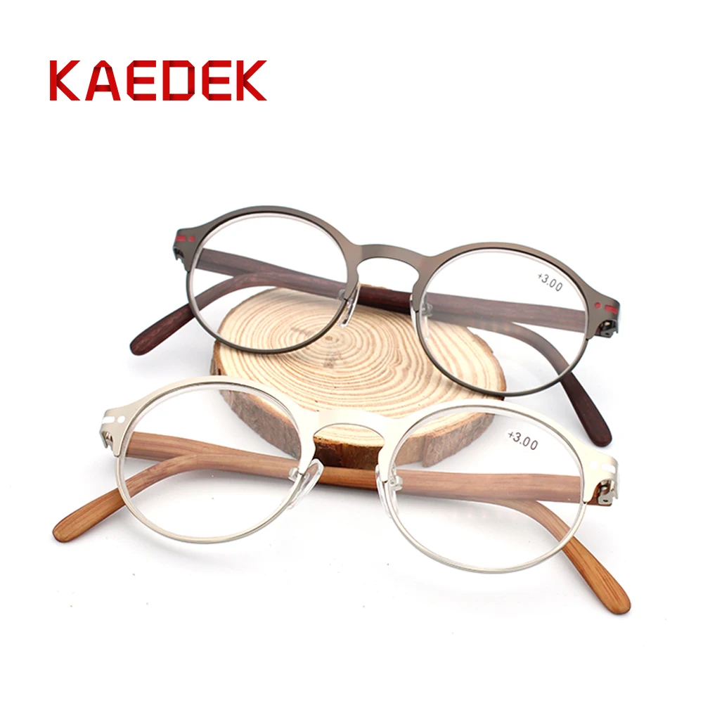 Top Trends: KAEDEK 2023 Wood Grain Reading Glasses For Women Men Fashion Eye Glasses Male Female Diopter Shoppable Styles