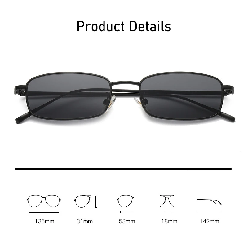 Top Trends: RUOBO Fashion Colorful Mercury Lens Sunglasses For Men Women Small Metal Eyewear Frame Outdoor Sun Glasses UV400 Gafas De Sol Shoppable Styles - Image 6