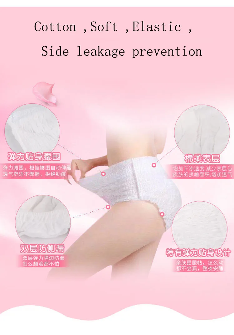 Top Trends: 30-100KG 5Pcs Disposable Postpartum Pants Light Thin Breathable Maternity Underwear Recommended For Caesarean Mothers, Girls, Shoppable Styles - Image 3