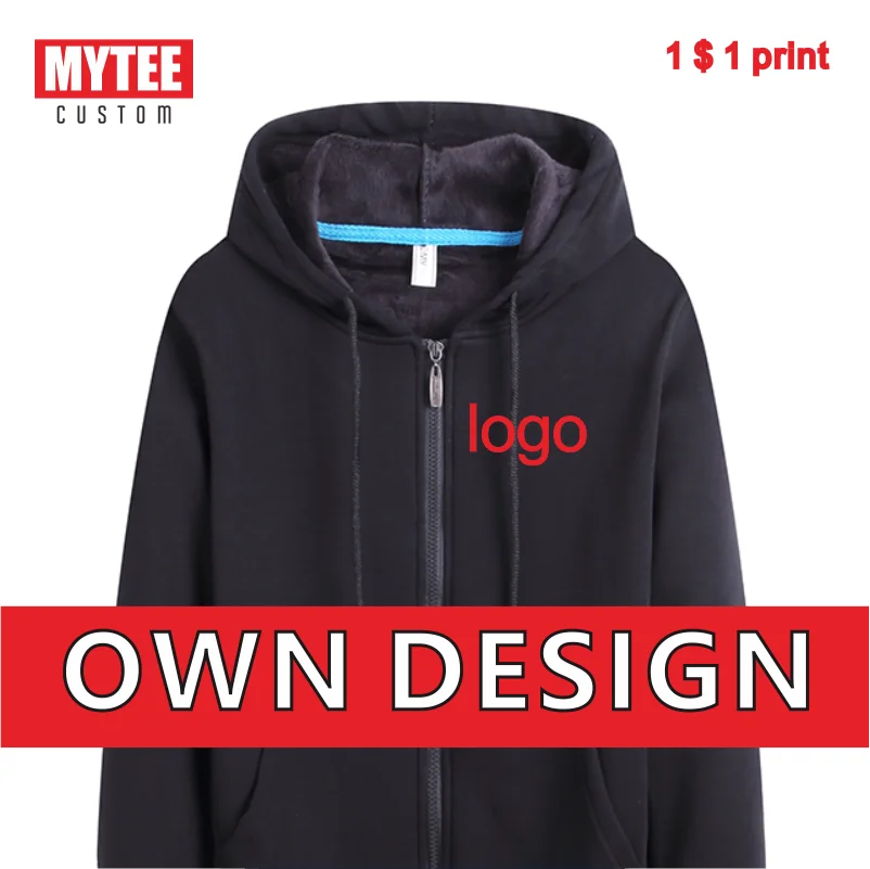 Top Trends: MYTEE Winter Hoodie Logo Customized Cotton Company Brand Logo Embroidery / Printing Sweatshirt Wholesale Shoppable Styles