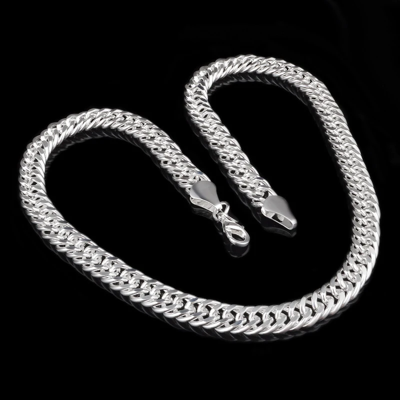 Top Trends: Aravant 925 Silver 10MM Link Chain Necklace For Men Women Fashion Jewelry Gifts Shoppable Styles - Image 3