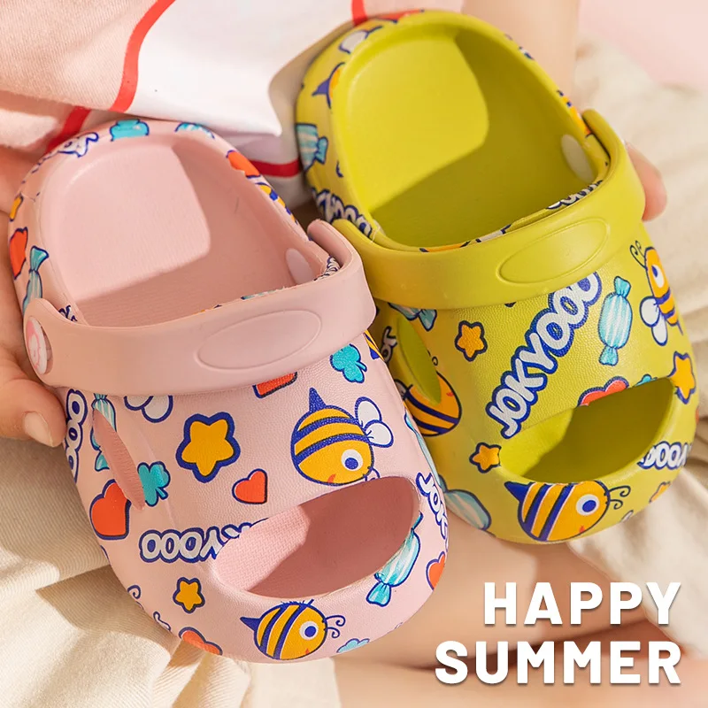 Top Trends: Unisex Summer Newest Kids Slippers Boys Girls Slippers Non-slip Children Beach Shoes Baby Home Sandals Kids Flip Flops Shoppable Styles