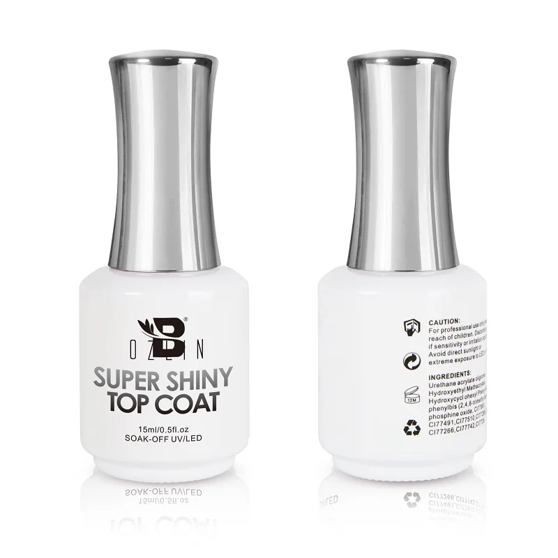 Top Trends: BOZLIN 1 Bottle 15ML Base Top Coat Super Bright Top Coat Soak Off LED Or UV Gel Nail Polish Nails Art Tools Gel Lacquer Shoppable Styles