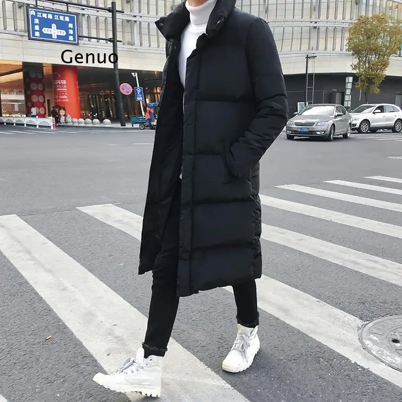 Top Trends: Mens Winter Casual Long Down Jackets Coat Man High Quality Casual Fashion Pike Jacket 4Xl Men Thick Windbreaker Jacket Shoppable Styles