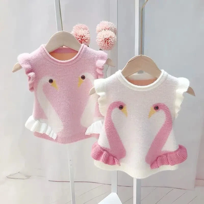 Top Trends: Girl Baby Pullover Vest Girls Waistcoat Sweater Children's Wool Vest Baby Infant Sweater Outer Wear Vest Kids Coat 0-5 Years Shoppable Styles