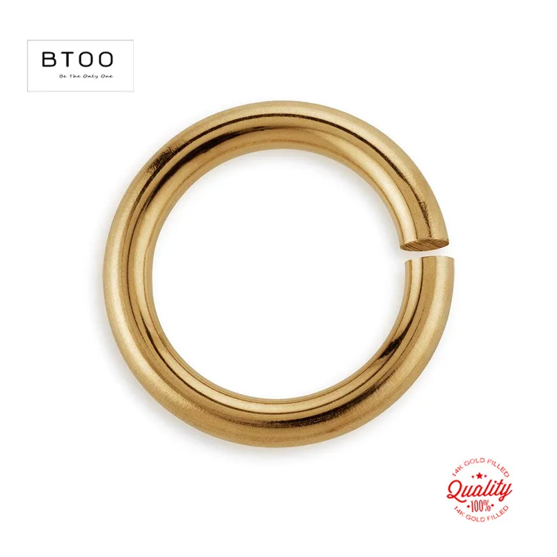 Top Trends: 14K Gold Filled Open Jump Rings 14K Gold Split Ring For Making DIY Jewelry Findings Shoppable Styles