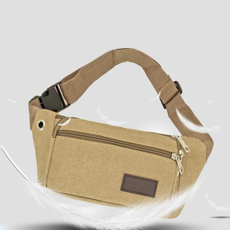 Top Trends: Thickened Canvas Waist Bags Belt Bag Chest Phone Pouch Bum Bag Casual Crossbody Wallet Belt Shoulder Travel Sport Purse Pocket Shoppable Styles