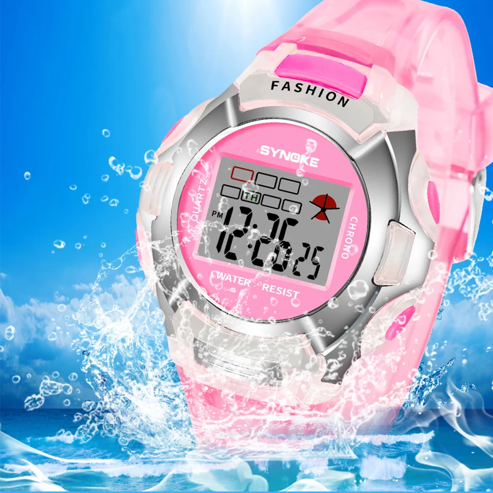 Top Trends: Kids Watches Boys SYNOKE Brand Kids Sport Watches Waterproof Electronic Wristwatch Clock Children Digital Watch For Boys Girls Shoppable Styles