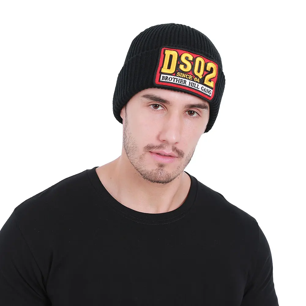 Top Trends: DSQICOND2 Skullies Beanie Embroidery Skiing Knitted Hats DSQ2 Women Men Winter Cap Warm Baggy Beanies Knit Skullies Bonnet Caps Shoppable Styles