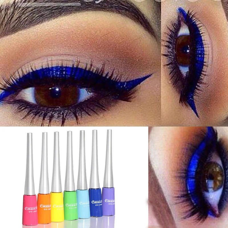 Top Trends: Cmaadu Colorful Liquid Eyeliner Blue Waterproof Long Lasting Diamond Matte Eyeliner Gel Women Makeup Cosmetics HF153 Shoppable Styles