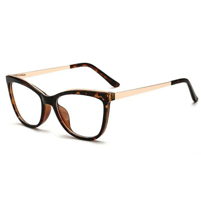 Top Trends: Diopter 0 -0.5 -0.75 -1.0 -1.5 -2.0 -3.0 To -8.0 Myopia Glasses Anti Blue Light Cat Eye Big Frame Prescription Eyewear Shoppable Styles - Image 2