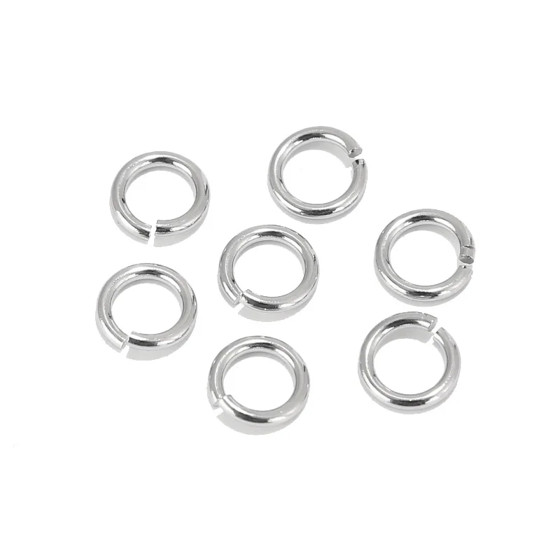 Top Trends: 200pcs Stainless Steel Open Ring 3.5mm 4mm 5mm 6mm 7mm 8mm 9mm Jump Rings DIY Making Jewelry Connector Accessoires Ring Findings Shoppable Styles